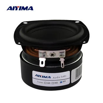 AIYIMA 2Pcs 3 Tommer Bærbare Audio bashøjttaler 4 8 Ohm 25W hjemmebiograf Hifi Stereo-Bas-Højttalere, Subwoofer-Højttaler Horn 4
