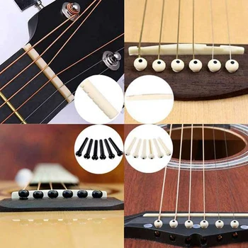 Akustisk Guitar Bro Pins String Pind Guitar Udskiftning af Dele Kit-for Guitar, Bas, Ukulele Banjo 39294