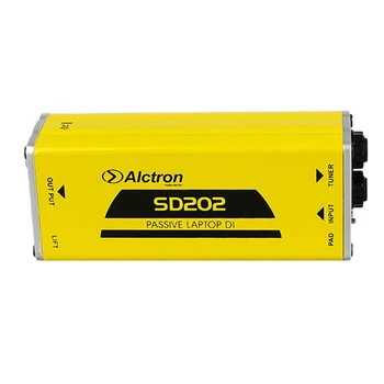 Alctron SD202 Passiv DI-Boks Impedans Konvertering DI-BOKS Elektrisk Guitar Direkte Forbindelse Box Effekt 4