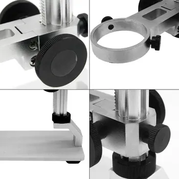 Aluminium Legering Mikroskop Stå Bærbare Op og Ned Justerbar Manuel Fokus Digital USB-Elektronisk Mikroskop Indehaver 5