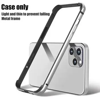 Aluminium Ramme af Metal Bumper Slanke Hard Case Cover Til iPhone Ramme 12 mini Max antal Telefonen Beskyttelse Pro 12-Telefon, Mobil 2020 1