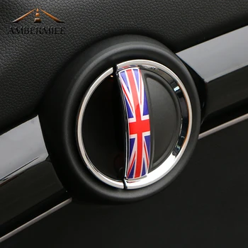 AMBERMILE 2stk Bil Indvendige dørhåndtag Mærkat Håndtere dørhåndtag Dekoration Decals til Mini Cooper F56 Bil Styling Tilbehør 2