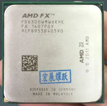 AMD FX-Serien FX-6300 AMD FX-6300 Seks Centrale AM3+ CPU Stærkere end FX6300 FX-6300 fungerer korrekt Desktop Processor 0