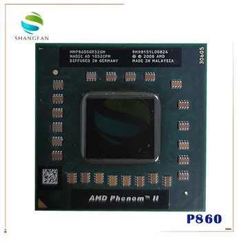 AMD P860 HMP860SGR32GM CPU Tre centrale lavt strømforbrug generelt V140 V160 V120 opgradere processoren bærbar 0