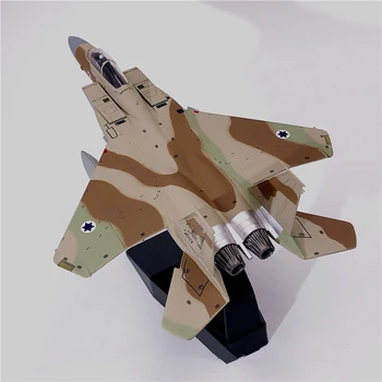 AMERIKANSKE F-15 267 1/100 Skala Israels Luftvåben Flyselskab F15 Eagle Camo Fighter Air Force Metal Legering Trykstøbning Fly Fly Model Legetøj 3