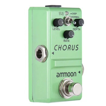 Ammoon Chorus Guitar-Pedal Nano Serie Guitar-Effekt-Pedal Analog Kor True Bypass-Aluminium Krop 203