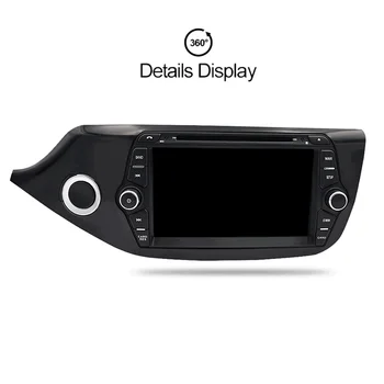 Android 9.0 Bil DVD-afspiller 2 Din Auto Radio For Kia Ceed 2013 2016 GPS-Navigation og Multimedie Lyd, Video BT head unit 5