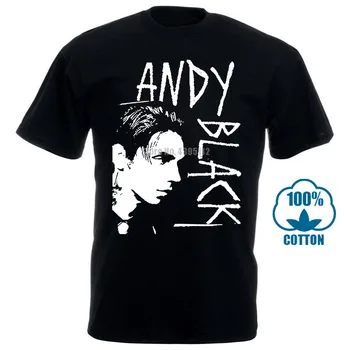 Andy Black Indsat Bvb Logo Officielle Herre Sort T-Shirt Mode Unikke Klassiske Bomuld Mænd Top Tee Mænd T-Shirt 031468 0