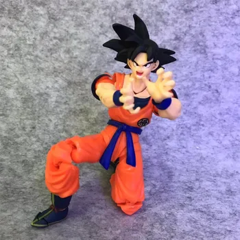 Anime Figur Dragon Ball Z Son Goku PVC-Legetøj Sort Hår Fælles Bevægelig Model Gokou Handling Figur Indretning Hjem DBZ Samling Dukke 1