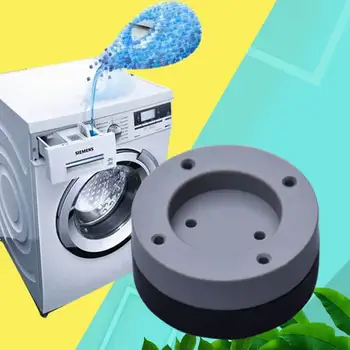 Anti-slip Og Støj-reducerende Vaskemaskine Fødder skridsikre Måtter Køleskab Anti-vibrations-pad 2/4stk Køkken, Badeværelse Mat 0
