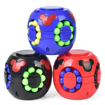 Antistress-Speed Cube Stickerless Magic Cube Stress Gåder Pille Spinner Farverige Pædagogisk Legetøj For Børn 3