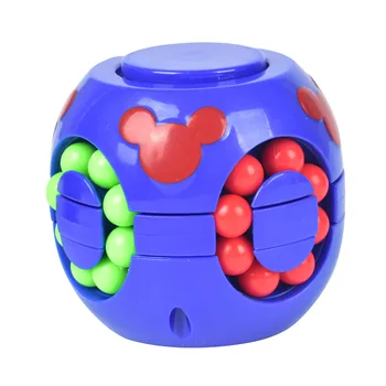 Antistress-Speed Cube Stickerless Magic Cube Stress Gåder Pille Spinner Farverige Pædagogisk Legetøj For Børn 5