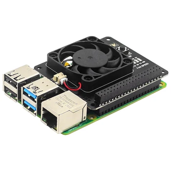 ARGON Fan Hat til Raspberry Pi 4 GPIO udvidelseskort med Ventilator Funktion Power-Knappen for Raspberry Pi 4 Model B/3B+/3B 0
