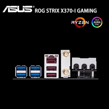 Asus ROG STRIX X370-jeg GAMING Bundkort DDR4 32 GB AMD X370 DDR4 3600MHz M. 2 RGB Desktop X370 Bundkort AM4 Mini-ITX Brugt 0