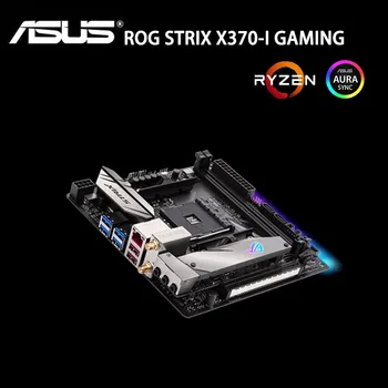Asus ROG STRIX X370-jeg GAMING Bundkort DDR4 32 GB AMD X370 DDR4 3600MHz M. 2 RGB Desktop X370 Bundkort AM4 Mini-ITX Brugt 4