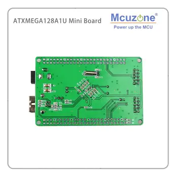 ATxmega128A1U Mini Board, 12 bit ADC, DAC, 8UART, USB-Enhed, JTAG PDI, USB-boot-Loader leveres XMEGA128A1 U 128A1U AVR atmel 0