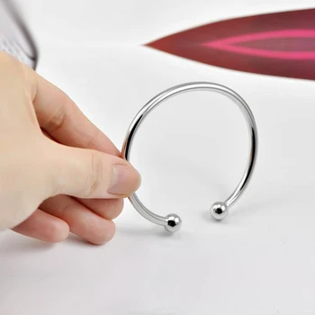 Autentisk 925 Sterling Sølv Fine Armbånd Passer Europæisk Charme Armbånd til Kvinder DIY Makingt Åbne Armbånd Smykker Gave 4