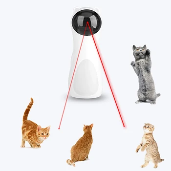 Automatisk Kat Laser Legetøj Pet USB-LED Smart Træning Toy Katte Multi-Vinkel Sjove Interaktive Underholdende Legetøj 4