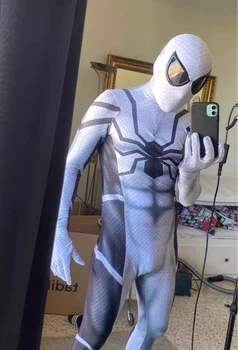Avanceret Fremtid spion Kostume til Cosplay 3D Printet Lycra Spandex Halloween Kostume til Cosplay Fleksibel Jumpsuit til Voksne 1