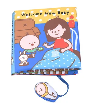 Baby Bog Kids Børn Toddler Blødt Stof Klud Stille Bøger Tidlig Pædagogisk Learning Resource 4