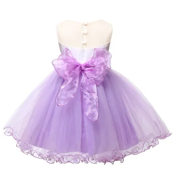 Baby piger prinsesse kjole 2019 nye unicorn flower party dress børn 1st fødselsdag kjoler til baby piger vestidos spædbarn kjoler 3