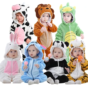 Baby Rompers Dyr Panda Onesies Løve Kostume Til Piger Drenge Barn Buksedragt Spædbarn Tøj, Pyjamas Børn Overalls ropa bebe 11055