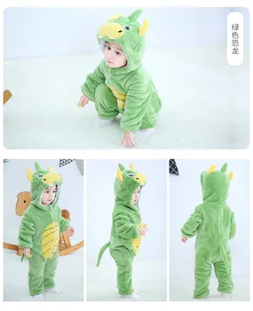 Baby Rompers Dyr Panda Onesies Løve Kostume Til Piger Drenge Barn Buksedragt Spædbarn Tøj, Pyjamas Børn Overalls ropa bebe 3