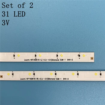 Bagbelyst LED-Lampe strip For Samsung louvre 49