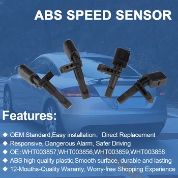 Bageste Venstre & Højre ABS Wheel Speed Sensor, der Passer Til VW Golf JETTA Passat Audi TT A3 S3 Q3 WHT003857 WHT003856 WHT003859 WHT003858 2