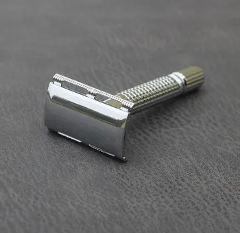 BAILI barberskraber-Krom-Legering Top kvalitet med Pakning Splint Skru De To-sidet tårn Manual razor Intimbarbering 2