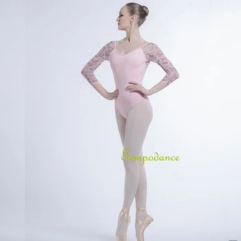 Ballerina Gymnastik Trikot Voksen Ballet Kostume Lycra Stramme korte ærmer Trikot For Kvinder, Dans, Yoga Professionel Bodysuit 3