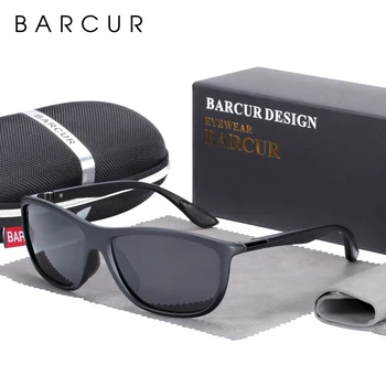 BARCUR Sports Solbriller Mænd Night Vision Briller Nuancer til Kvinder, lunette de soleil femme 0