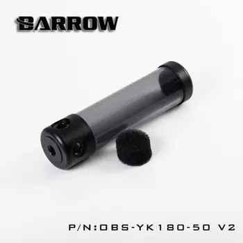 Barrow OBS-YKW-50V2 50mm Diameter Akryl Cylindriske Tanke Gennemsigtig Mur 130/180/230/280mm Længde WaterCooling Reservoirer 0
