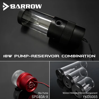 Barrow SPG40A-X,18W PWM Kombination Pumper,Wite Reservoirer,Pumpe-Reservoir Kombination med 90/130/210mm Reservoir Komponent 3
