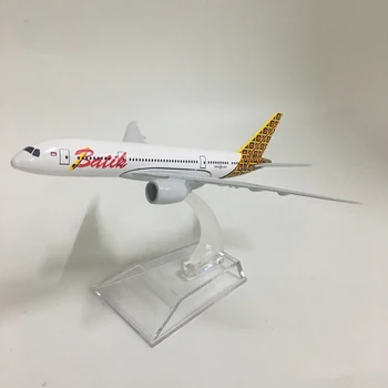Batik Airlines Flyvemaskine model Boeing 787 fly 16CM Metal legering trykstøbning 1:400 fly model legetøj Collectible Gratis gaver 5