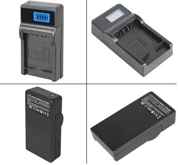 Batteri Oplader til Panasonic Lumix DMC-FT1, M2, FT3, FT4, FT20, FT25, FT30, TS1, TS2, TS3, TS4, TS20, TS25,TS30 Digital Kamera 2