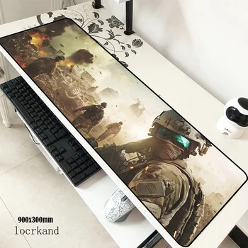 Battlefield måtter 900x300x3mm tyk gaming musemåtte store tastatur musemåtte Nye ankomst bærbare gamer tilbehør padmouse mat 1