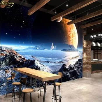 Beibehang Brugerdefinerede foto tapet vægmaleri 3D fantasy fantasy univers galaxy stjernehimmel vægmaleri baggrund væggen papel de parede 3