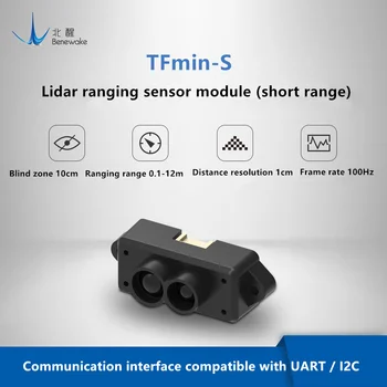 Benewake TOF TFmini-S Lidar-Single-Point Micro Lige Modul til Arduino Pixhawk 4.5-6V UART I2C Interface TFmini Opgraderet 3