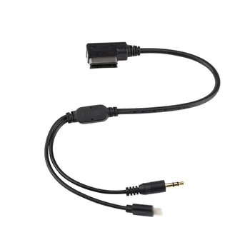 Bil AMI MDI MMI 3,5 mm MP3 Aux Adapter Kabel Til iPod iPhone 5 6 For Audi A3, A8 Q5 A6L S5 A5 A4L Q7 Lavet af Kobber Kerne 4
