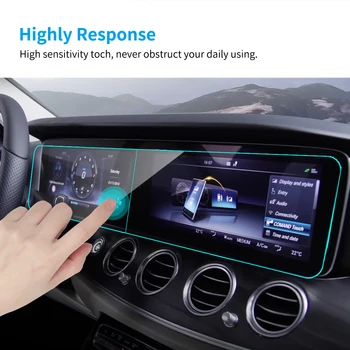 Bil GPS Navigation Screen Protector til Mercedes W246 W176 W177 C117 X156 A B GLA CLA-Klasse Bil Skærmen Beskytte Film Tilbehør 5