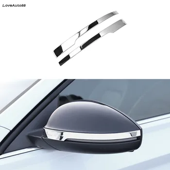 Bil Side, sidespejle bakspejl Anti-friktion Anti-kollision Strip Klistermærke Til Volkswagen VW Jetta MK7 2019 2020 2021 0