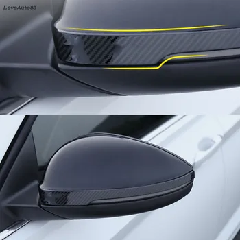 Bil Side, sidespejle bakspejl Anti-friktion Anti-kollision Strip Klistermærke Til Volkswagen VW Jetta MK7 2019 2020 2021 1