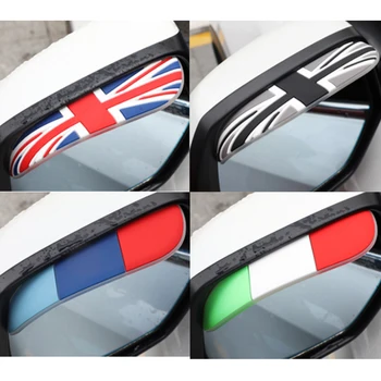 Bil Styling bakspejl mærkat blød gummi regn øjenbryn for Skoda Rapid Mini Cooper r56 Tesla model 3 s x Tilbehør 2