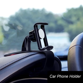 Bilens Instrumentbræt telefonholder 360 Graders Justerbar Universal Mobiltelefon Mount Stå Easy Clip GPS-Skærm Beslag Tilbehør Gave 2