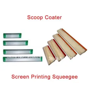 Billige 1pc Silketryk Skraberen Blæk Skraber serigrafi Aluminium Emulsion Scoop Coater Værktøjer 1