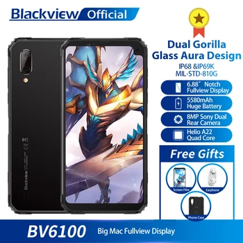 Blackview BV6100 Dual Gorilla 6.88