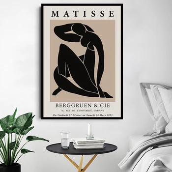 Blomstrende Henri Matisse (Henri Matisse) Abstrakt Maleri, Illustration Væg Kunst, Lærred, Collage Retro Plakat Billede Med Hjem Indretning 0