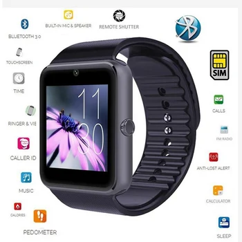 Bluetooth Smart Ur GT08 Til IOS Android-Telefon TF Sim-Kort, Kamera Mænd, Kvinder, Sport Armbåndsur Til iphone Huawei Smartwatch 5