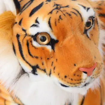 Blødt Fyld Sumatra Tiger Plys Legetøj Pude Cartoon Animal Store Mønster Kawaii Dukke Bomuld Legetøj L41D 3